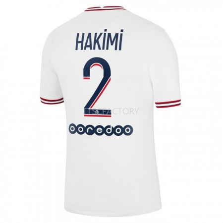 Billiga Fotbollströjor Paris Saint-Germain Hakimi 2 Fjärde tröja 2021/22 Kortärmad